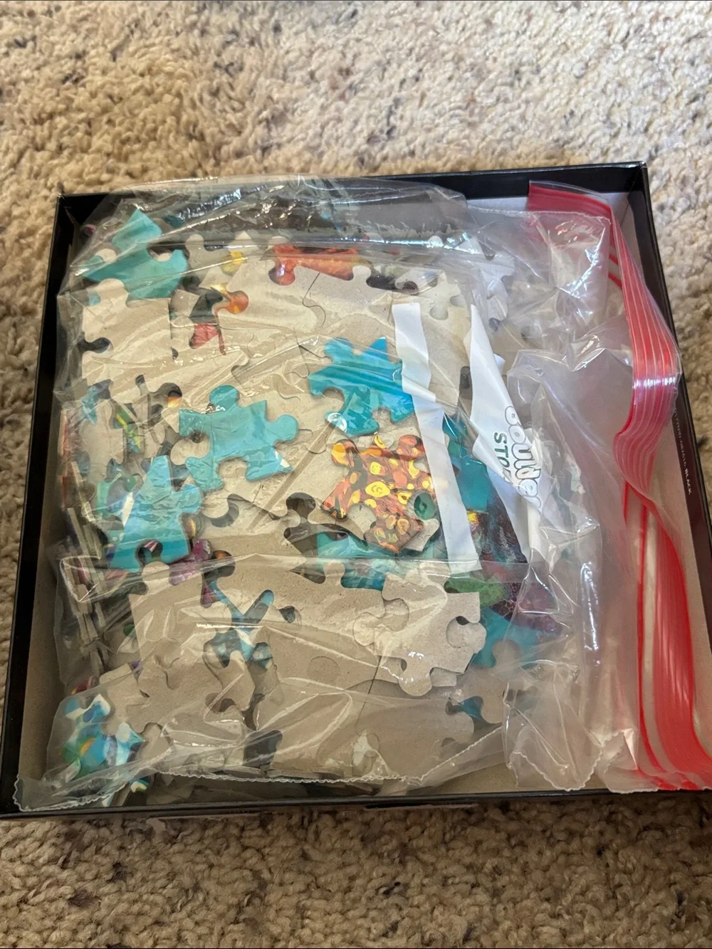 Buffalo David Bitton Colorful Sea Turtle Puzzle - Blue, Turquoise, Yellow